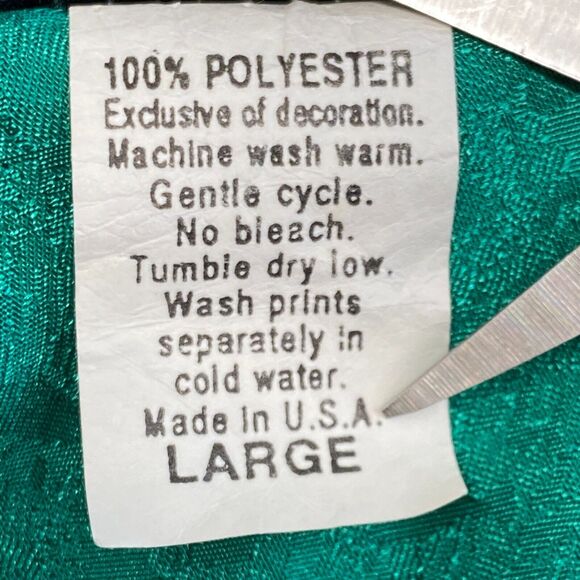 Vintage Kristine Tyler Nightie Womens Large Green Lingerie Chemise Slip Dress - Picture 13 of 13